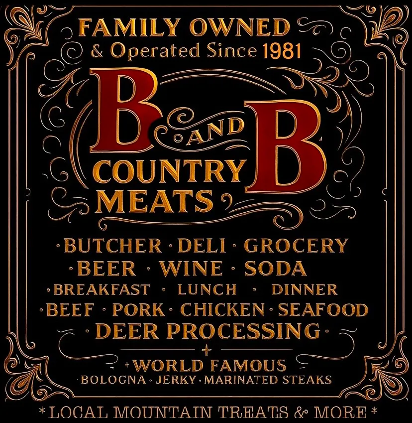 B and B Country Meats Poster